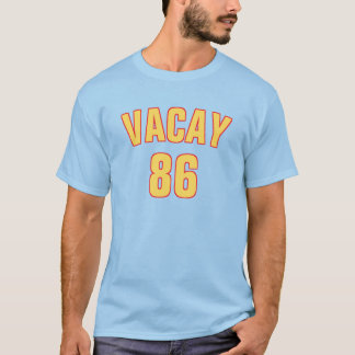 Camiseta Férias 86 Jogo Amarelo de férias de verão Grumps M