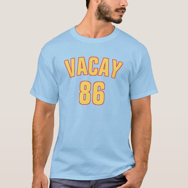 Camiseta Férias 86 Jogo Amarelo de férias de verão Grumps M (Frente)