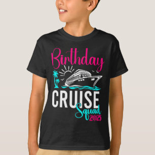 Camiseta Férias Amigos do Grupo Familiar Birthday Cruise 20