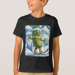 Camiseta Férias com Neve com Esqui Cross-country Para Amant