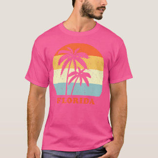 Camiseta Férias com Palmeira do Sol na Flórida
