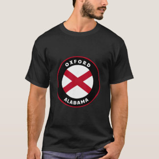 Camiseta Férias da Bandeira do Estado de Oxford Alama Al Dg