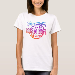 Camiseta Férias da Costa Rica em 2025 ou Design Trip