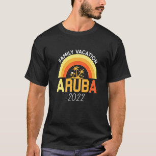 Camiseta Férias da Família Aruba 2022 Correspondendo à Famí