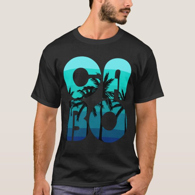 Camiseta Férias da Família Cabo San Lucas México Lua de mel (Frente)