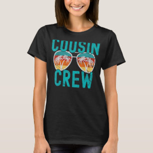 Camiseta Férias da Família Cousin Crew Férias de Verão Prai