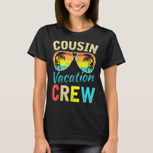 Camiseta Férias da Família Cousin Crew Férias de Verão Prai