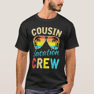 Camiseta Férias da Família Cousin Crew Férias de Verão Prai