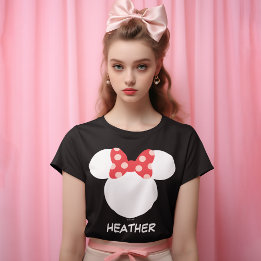 Camiseta Férias da Família Disney - Minnie | Adicione seu n