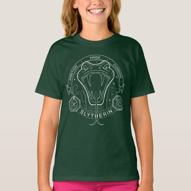 Camiseta Férias da família HARRY POTTER™ SLYTHERIN™ (Frente)