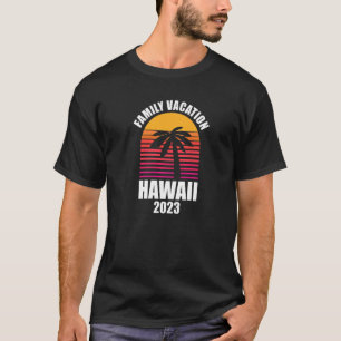 Camiseta Férias da Família Hawaii 2023 Summer Matching Holi