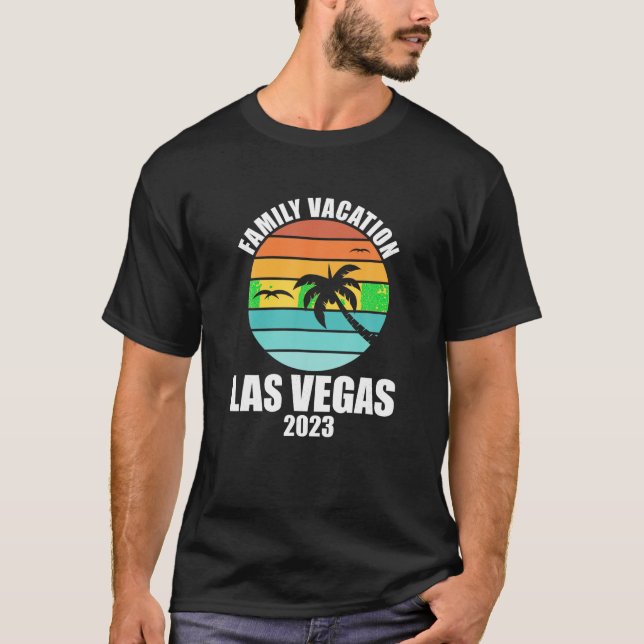 Camiseta Férias da Família Las Vegas 2023 Summer Matching H (Frente)