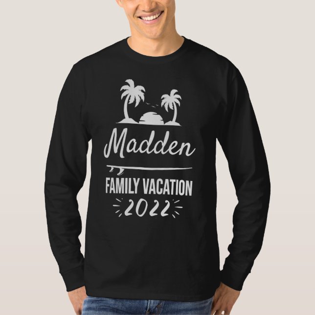 Camiseta Férias da Família Madden - Trip Beach (Frente)