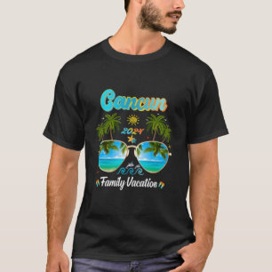 Camiseta Férias da Família México Cancun Cabo 2024 Hetero T