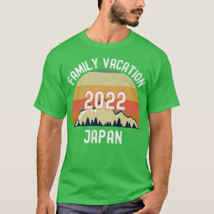 Camiseta Férias da Família no Japão 2022 Correspondendo