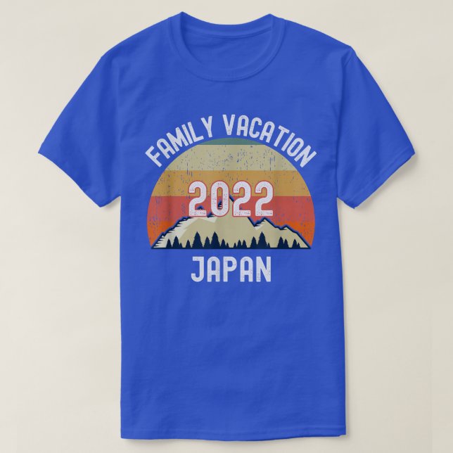 Camiseta Férias da família no Japão 2022 Matching490 (Frente do Design)