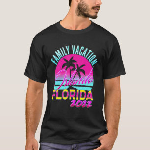 Camiseta Férias da Família Orlando Flórida 2022 Vintage Mat