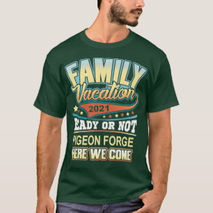 Camiseta Férias da Família Pigeon Forge 2021 Melhores Memór