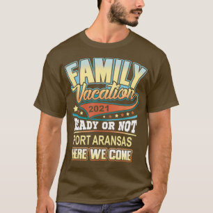 Camiseta Férias da Família Port ArKansas 2021 Melhores Me