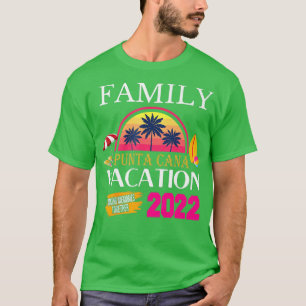 Camiseta Férias da Família Punta Cana 2022 Matching Dominic
