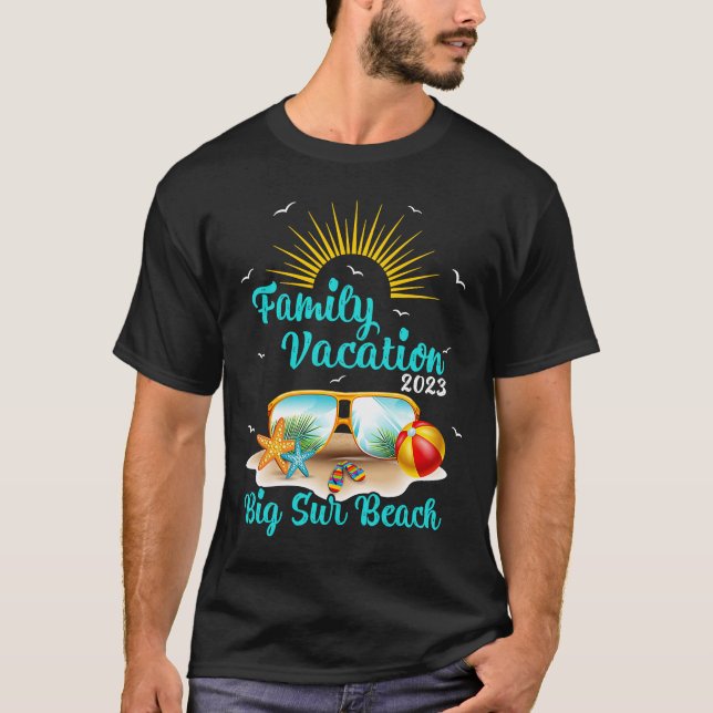 Camiseta Férias da Família Retro Sunset 2023 California Big (Frente)