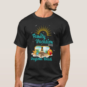 Camiseta Férias da Família Retro Sunset 2023 Florida Dayton