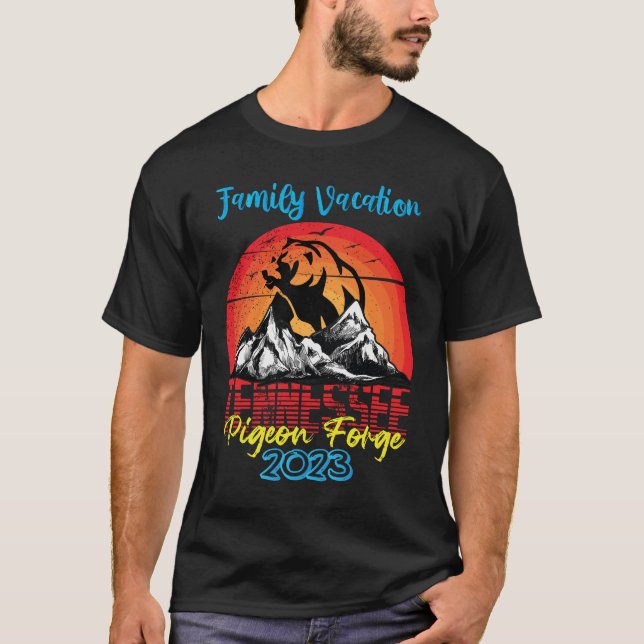 Camiseta Férias da Família Tennessee 2023 Pigeon Forge (Frente)