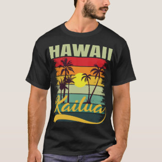 Camiseta Férias da Família Viagem de Amigos de Verão Kailua