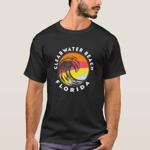Camiseta Férias da Flórida Clearwater Beach Souvenir Ocea
