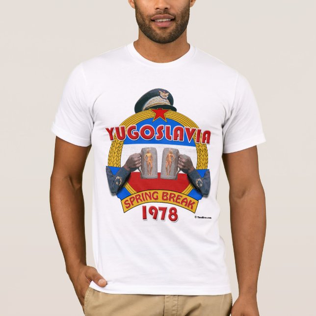 Camiseta Férias da primavera 1978 de Jugoslávia (Frente)