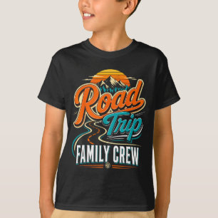 Camiseta Férias de aventura de viagem de carro em família