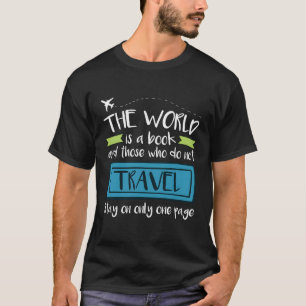Camiseta Férias de Aviões Viajantes Mundiais de viagem Cota