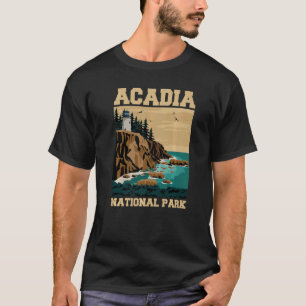 Camiseta Férias de Caminho 1 do Parque Nacional Acadia