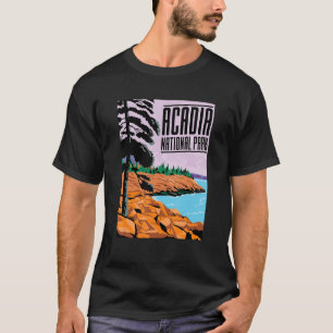 Camiseta Férias de Caminho do Parque Nacional Acadia 7
