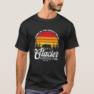Camiseta Férias de Caminho do Urso Grizzly no Parque Nacion