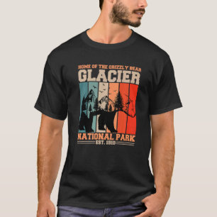 Camiseta Férias de Caminho do Urso Grizzly no Parque Nacion
