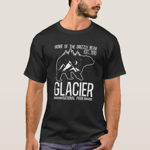 Camiseta Férias de Caminho do Urso Grizzly no Parque Nacion