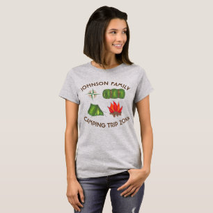 Camiseta Férias de Caminho Personalizado do Campo de Aproxi