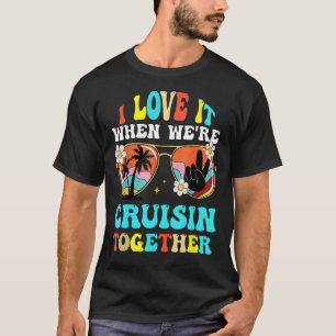 Camiseta Férias de cruzeiro Amigos Amigos Casais Garota