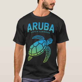 Camiseta Férias de Cruzeiro com Tartarugas Marinhas de Arub