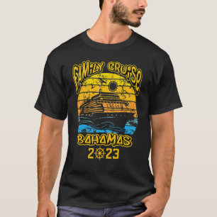 Camiseta Férias de cruzeiro da família Bahamas 2023 Família