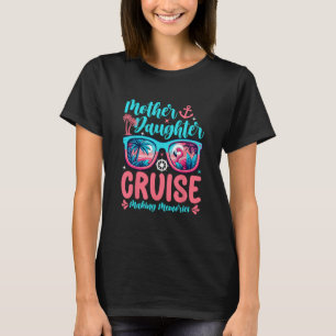 Camiseta Férias de Cruzeiro Divertidas Mãe Filha Mãe Filha