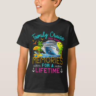 Camiseta Férias De Cruzeiro Familiar 2025 - Navio De Cruzei