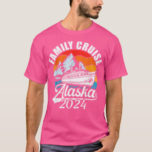 Camiseta Férias de Cruzeiro Familiar no Alaska 2024 Summer