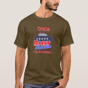 Camiseta Férias de cruzeiro familiar personalizam