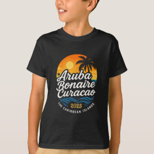 Camiseta Férias de Cruzeiro nas Ilhas Abc Aru Bonaire Curaç