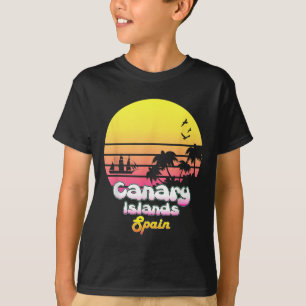 Camiseta Férias de Espanha nas Ilhas Canárias Presente de V