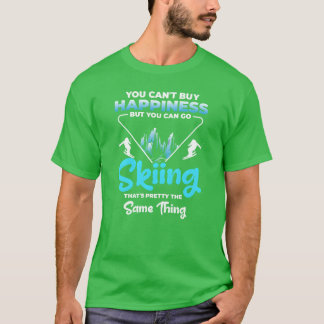 Camiseta Férias de Esportes de Inverno Snowboards amigos en