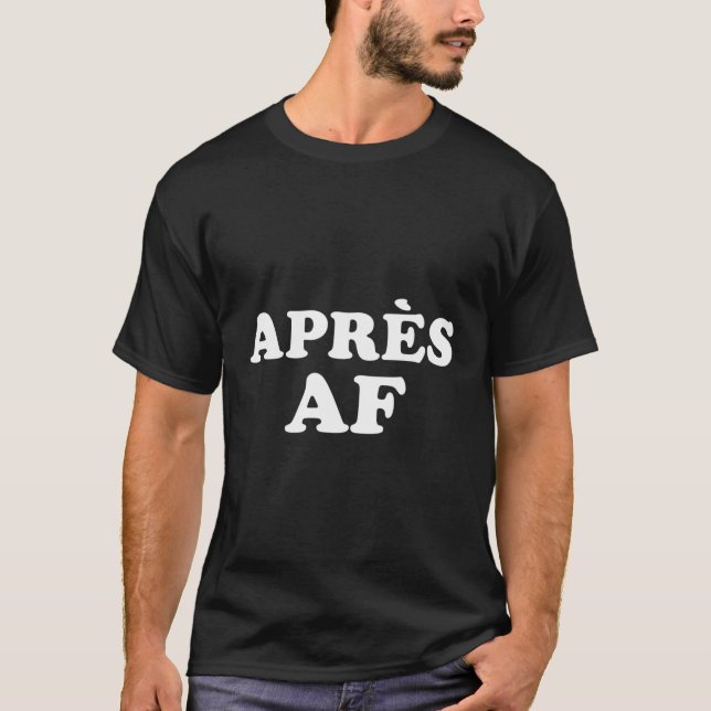Camiseta Férias de Esqui Apres Af (Frente)