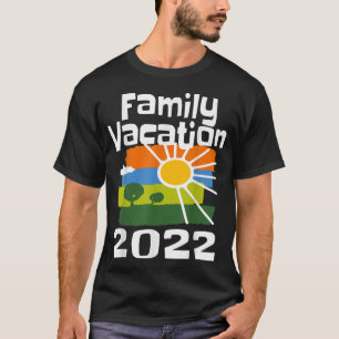 Camiseta Férias de Família Combinadas 2022 Viagem de Fuga p